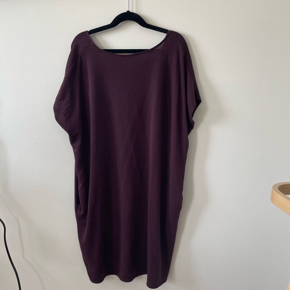 Plum t-shirt dress - Picture 3 of 3